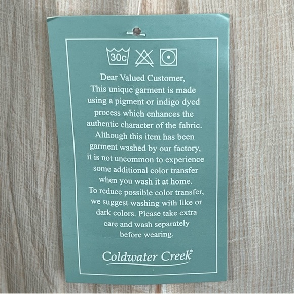 Coldwater Creek Women’s Textured Peach Pigment Dyed Maxi Skirt Large NWT - Picture 9 of 10